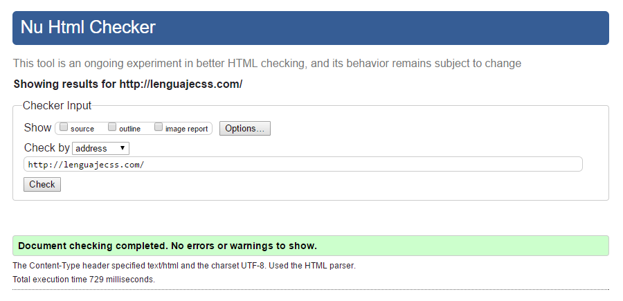 validador W3C